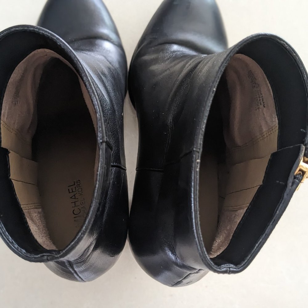 Michael Kors Black Leather Boots - Picture 13 of 15